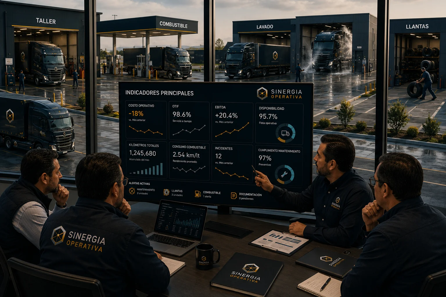 Control de costos y orden operativo en transporte terrestre