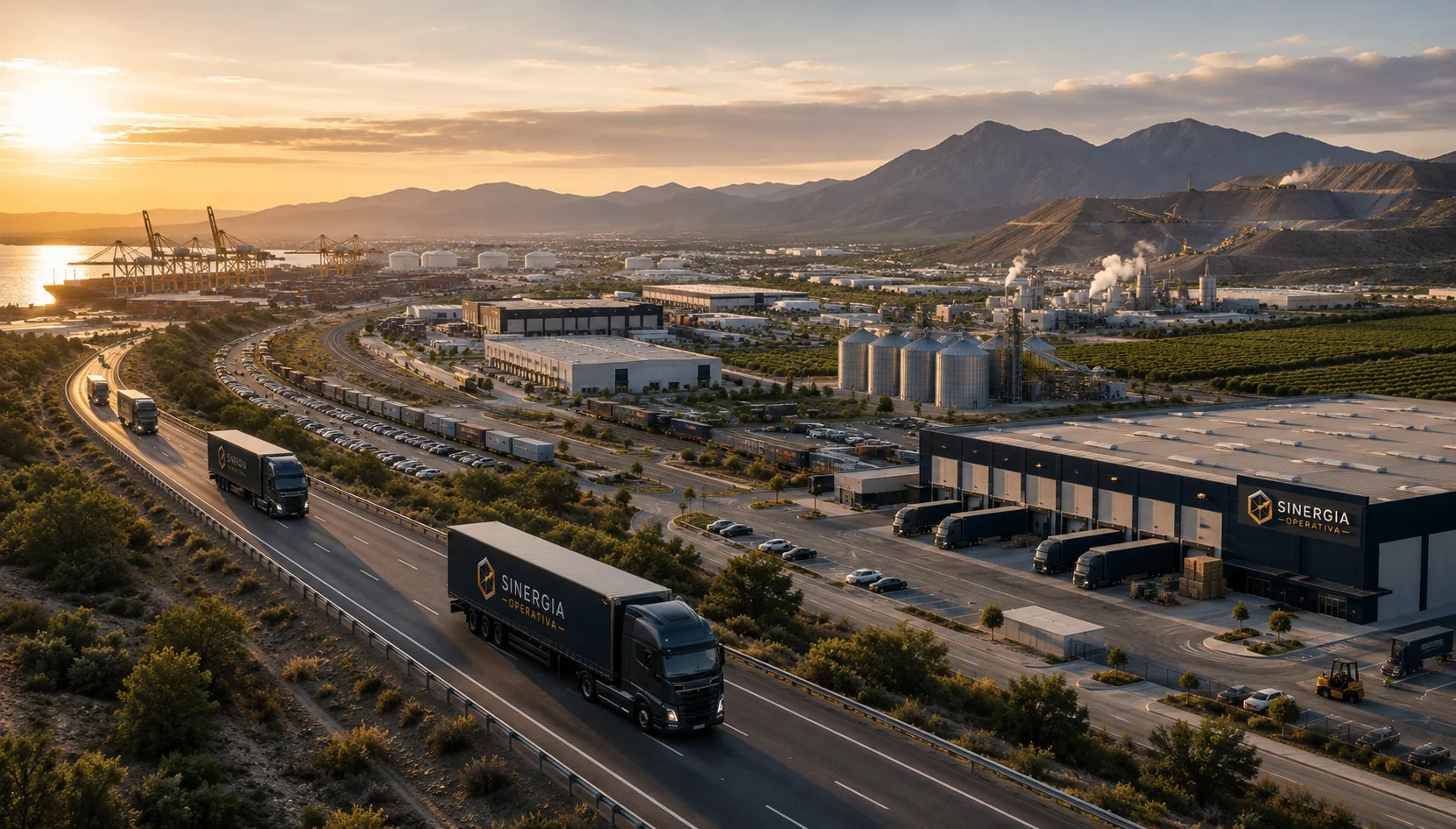 Corredor operativo de transporte, puertos, agroindustria y supply chain